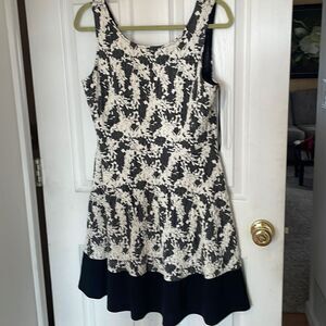 Black and white dress